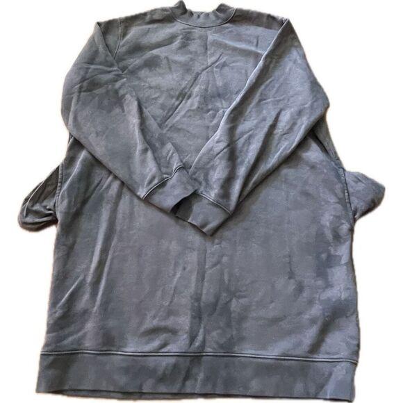 Gap Long Sweater Grey Tie Dye With Pockets Women’s Size XL - Picture 2 of 6